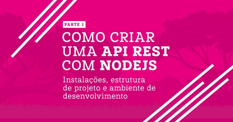 Como criar uma API REST com NodeJS parte 01 – Instalações, estrutura de projeto e ambiente de desenvolvimento